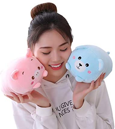 Peluche de cerdito acostado - vista alternativa