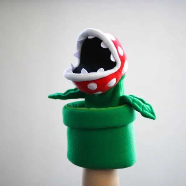 Super Mario Bros Títere planta piraña - vista alternativa