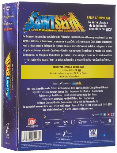 Saint Seiya Caballeros Zodiaco Serie Completa - imagen adicional