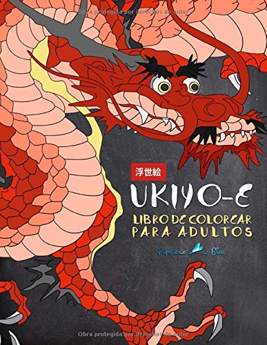 Ukiyo-E Libro para colorear adultos