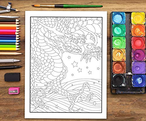 Ukiyo-E Libro para colorear adultos - vista alternativa