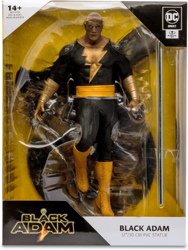 Black Adam Statue by Jim Lee - McFarlane - vista alternativa