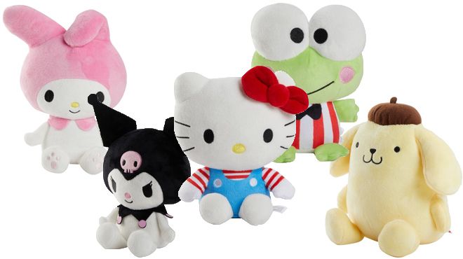 Hello Kitty y sus amigos peluches HFD79