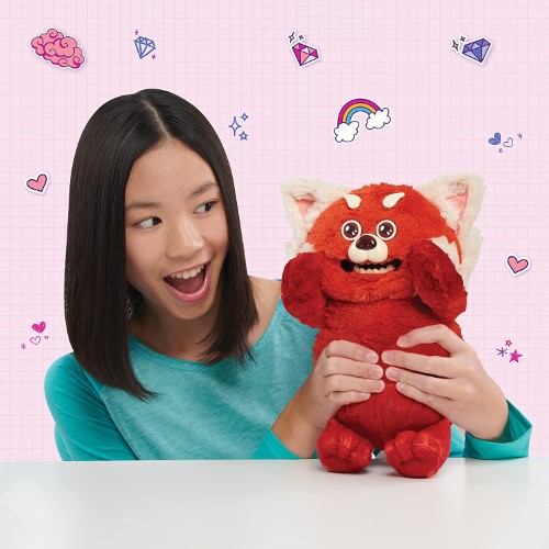 Red peluche Panda Rojo Mei Emociones - vista alternativa