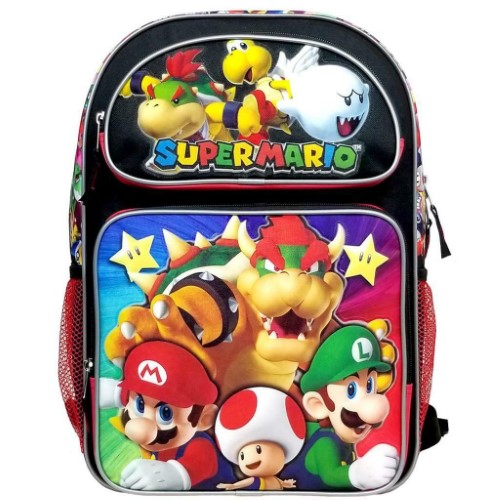 Super Mario Bros morral escolar licenciado