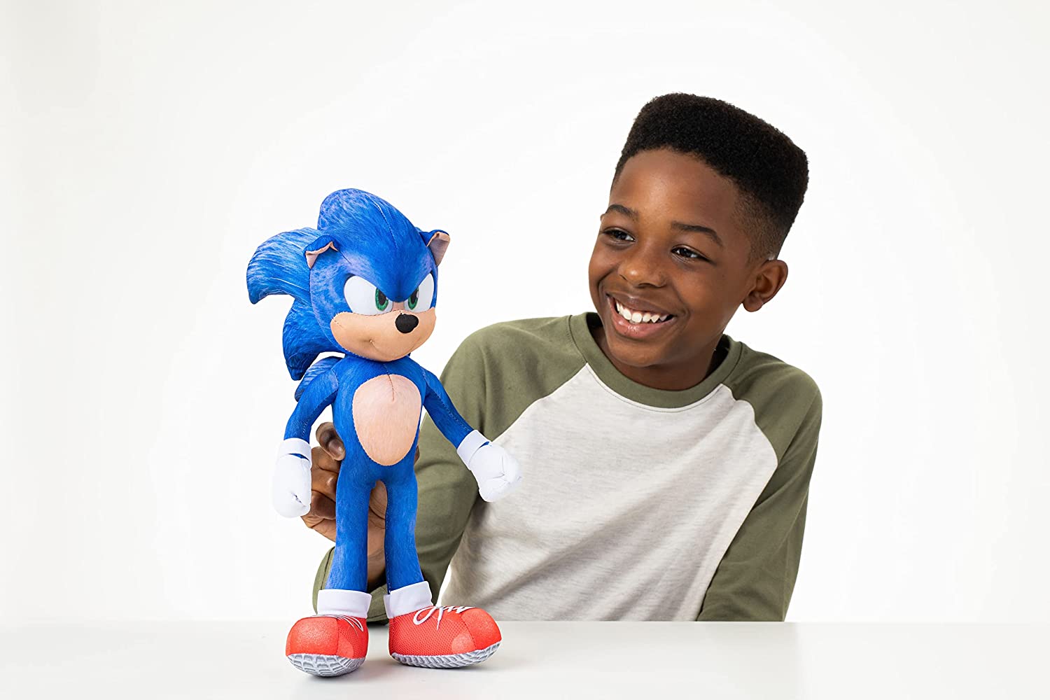 Sonic de peluche 2 hablando 33 cm - vista alternativa